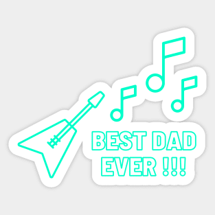 Best Dad Sticker